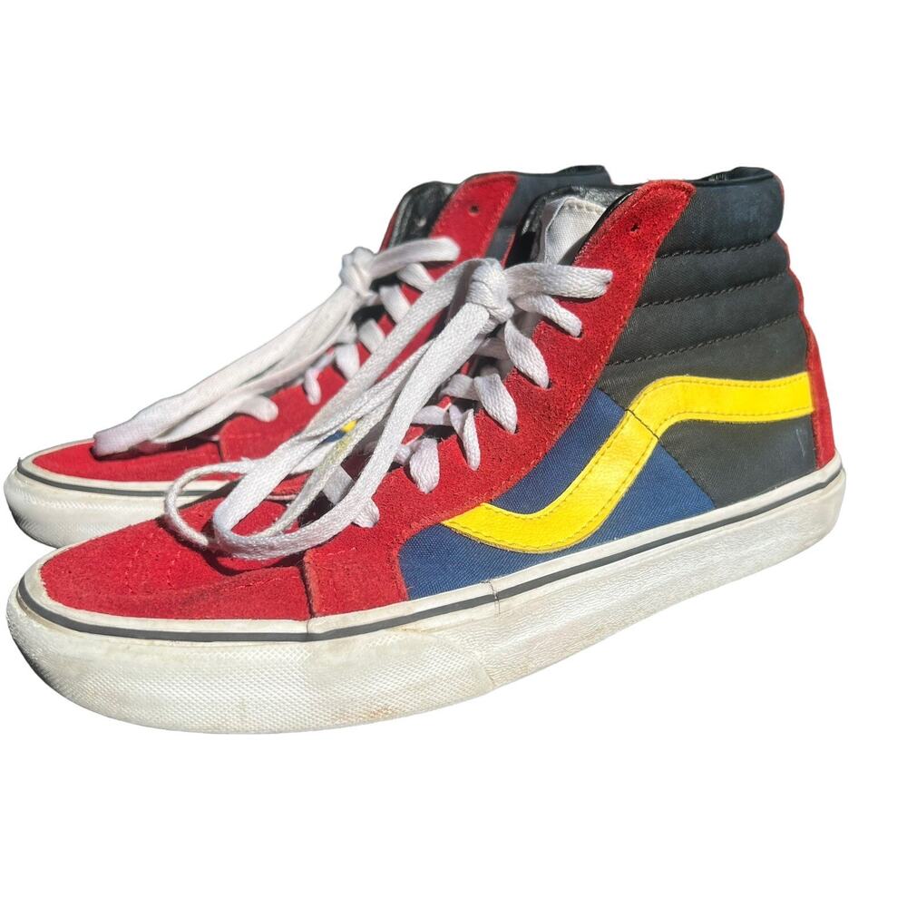VANS Sk8-Hi Top Multi Color Mens Sz 7.5 Woman’s Sz 9 Flat Sneakers Unisex Shoes